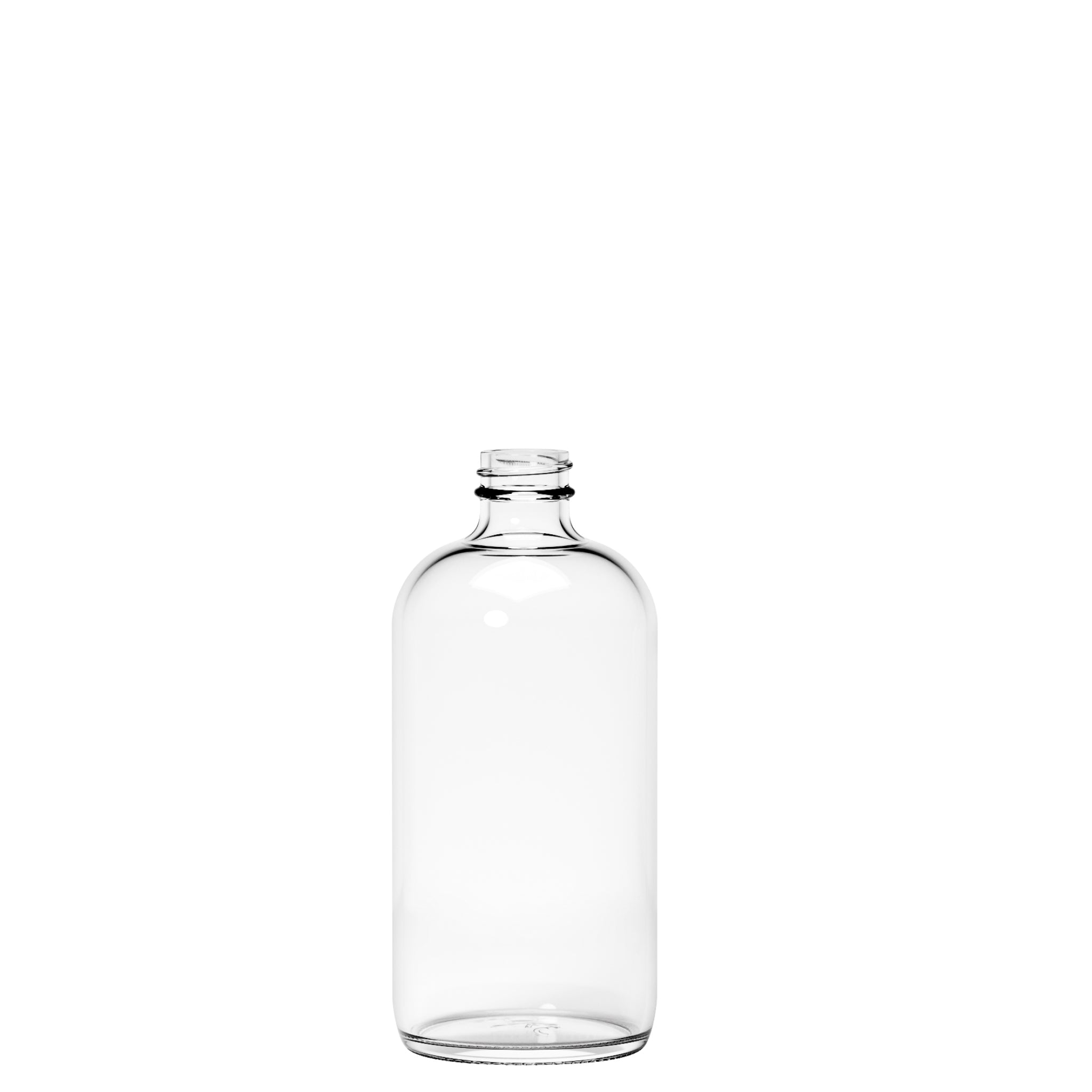 GLASS LITTLE BOTTLE 500ML (16OZ) - Glass Water Bottle: 16oz