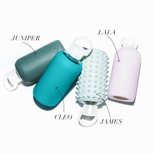 bkr Silicone Sleeve: Glass Water Bottle: 16oz SPIKED LALA 1L (32 OZ) - SLEEVE ONLY