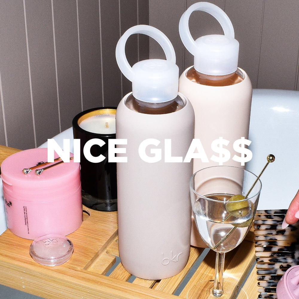 Reusable Glass Water Bottles with Silicone Sleeves