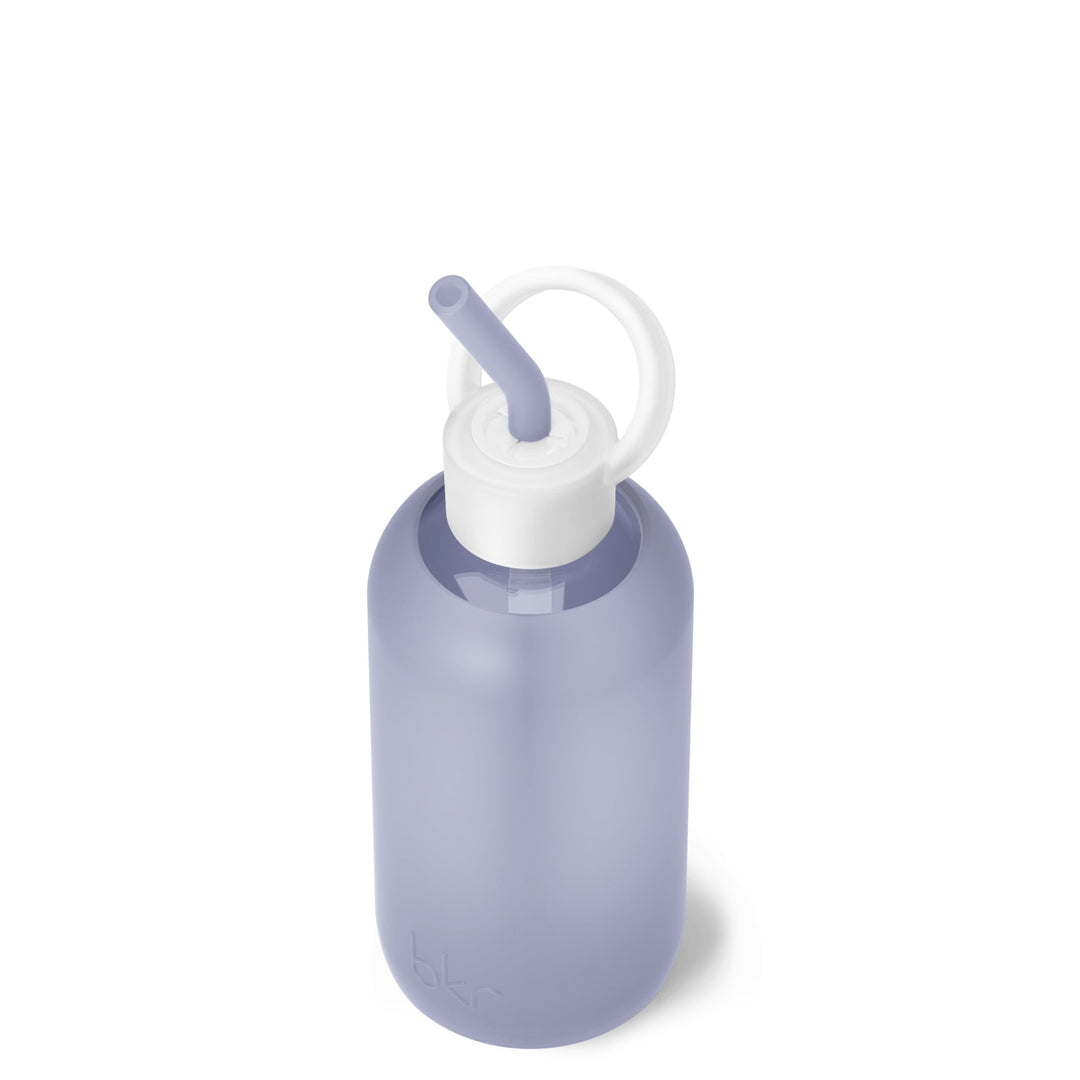 bkr Bottle Sip Kit: Glass + silicone water bottle + Silicone Straw + Straw Cap: 16oz PANDORA & THE MOONSHADOW - LITTLE BOTTLE SIP KIT 500ML (16OZ)