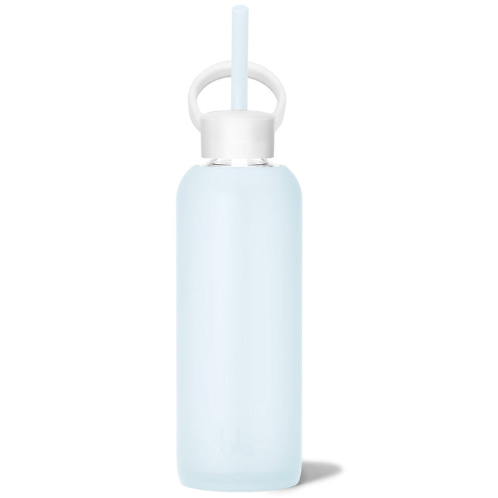 bkr Bottle Sip Kit: Glass + silicone water bottle + Silicone Straw + Straw Cap: 22oz ASTRID & THE SNOWDRIFT - DEMI BOTTLE SIP KIT 650ML (22OZ)