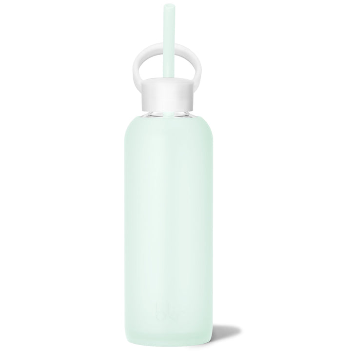 bkr Bottle Sip Kit: Glass + silicone water bottle + Silicone Straw + Straw Cap: 22oz HAVEN & THE SOUTHAMPTON - DEMI BOTTLE SIP KIT 650ML (22OZ)