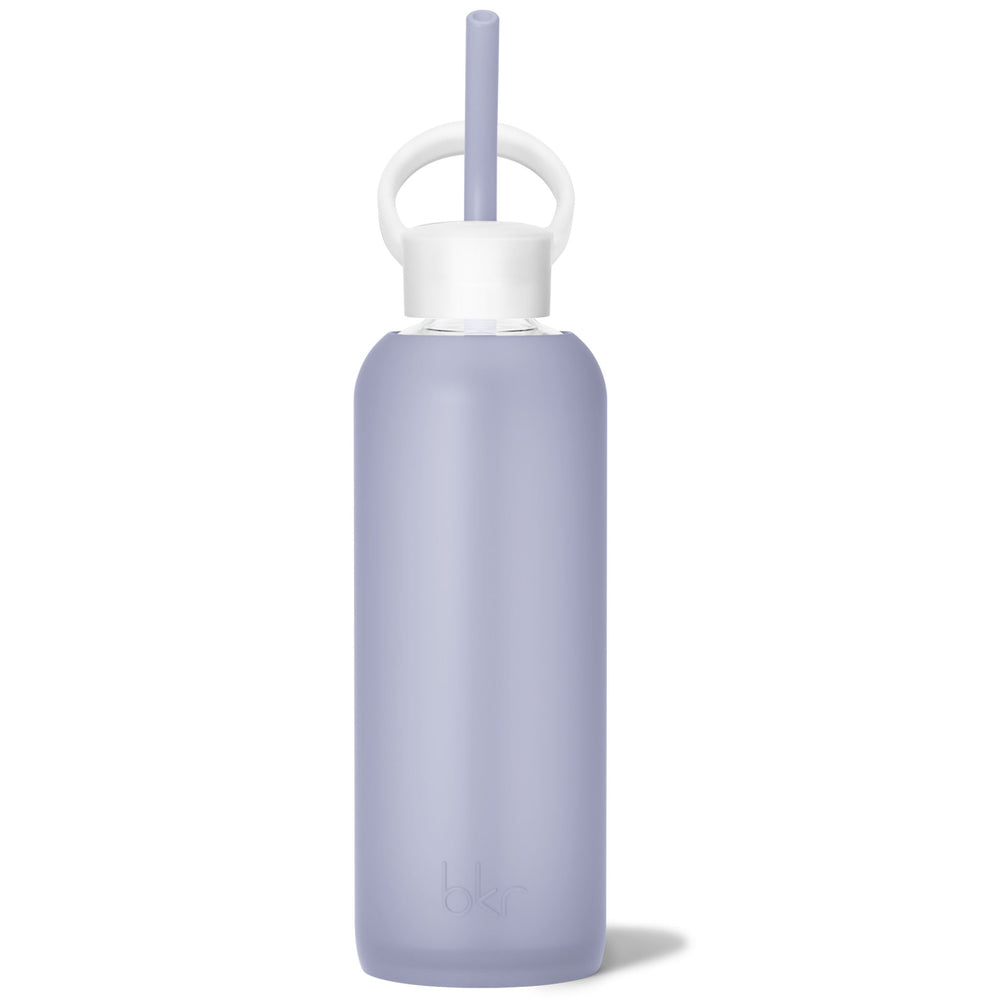 bkr Bottle Sip Kit: Glass + silicone water bottle + Silicone Straw + Straw Cap: 22oz PANDORA & THE MOONSHADOW - DEMI BOTTLE SIP KIT 650ML (22OZ)