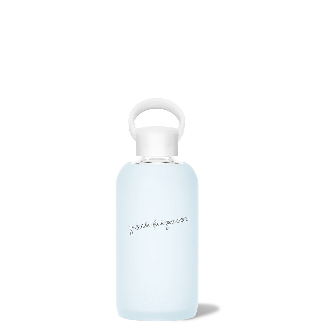 bkr Glass Water Bottle: 16oz ASTRID YES YOU CAN LITTLE BOTTLE 500ML (16OZ)