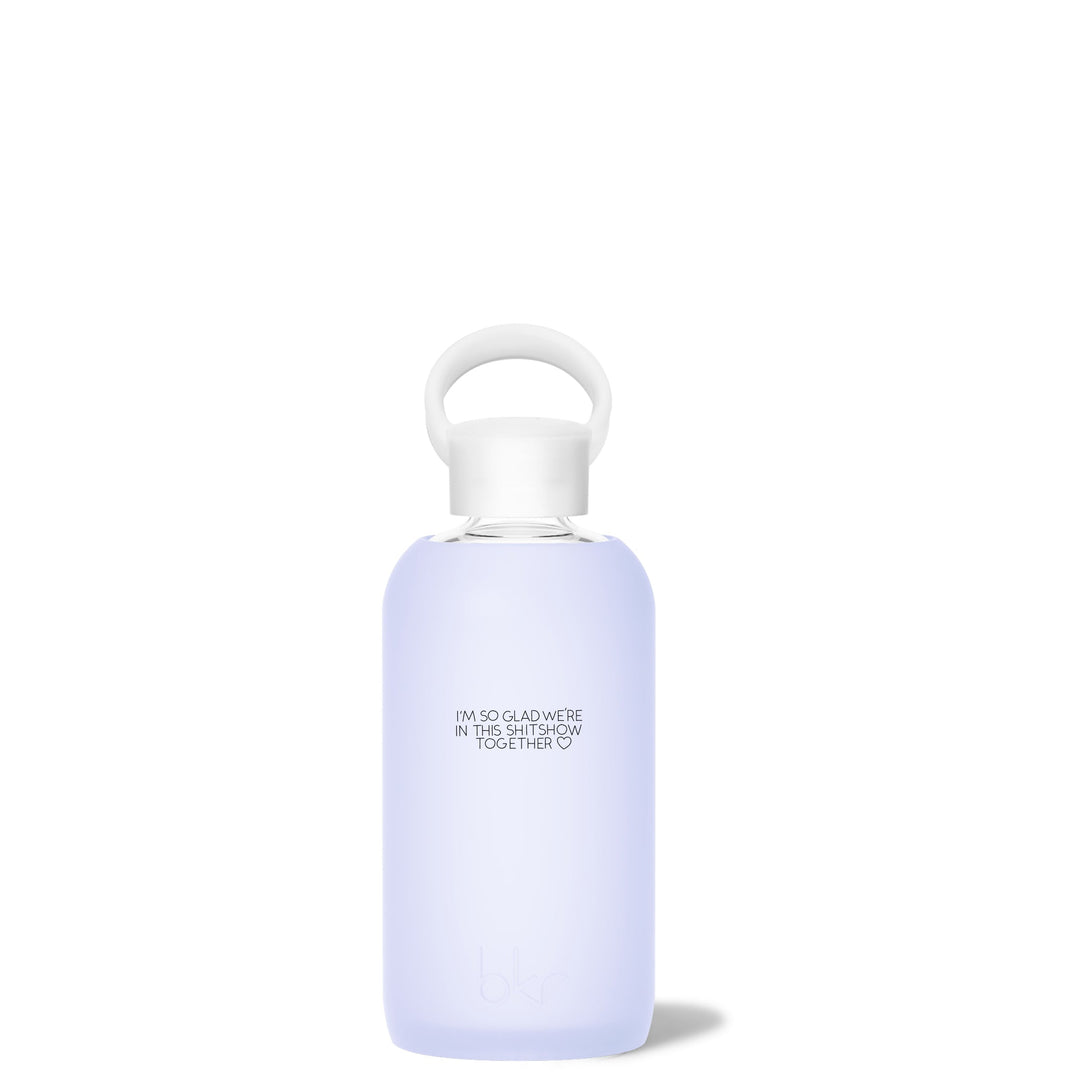 bkr Glass Water Bottle: 16oz DREAM SH*TSHOW LITTLE BOTTLE 500ML (16OZ)