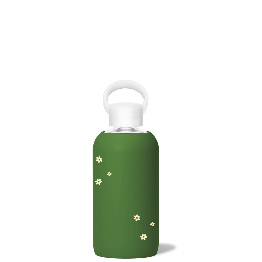bkr Glass Water Bottle: 16oz FERN DAISY LITTLE BOTTLE 500ML (16OZ)