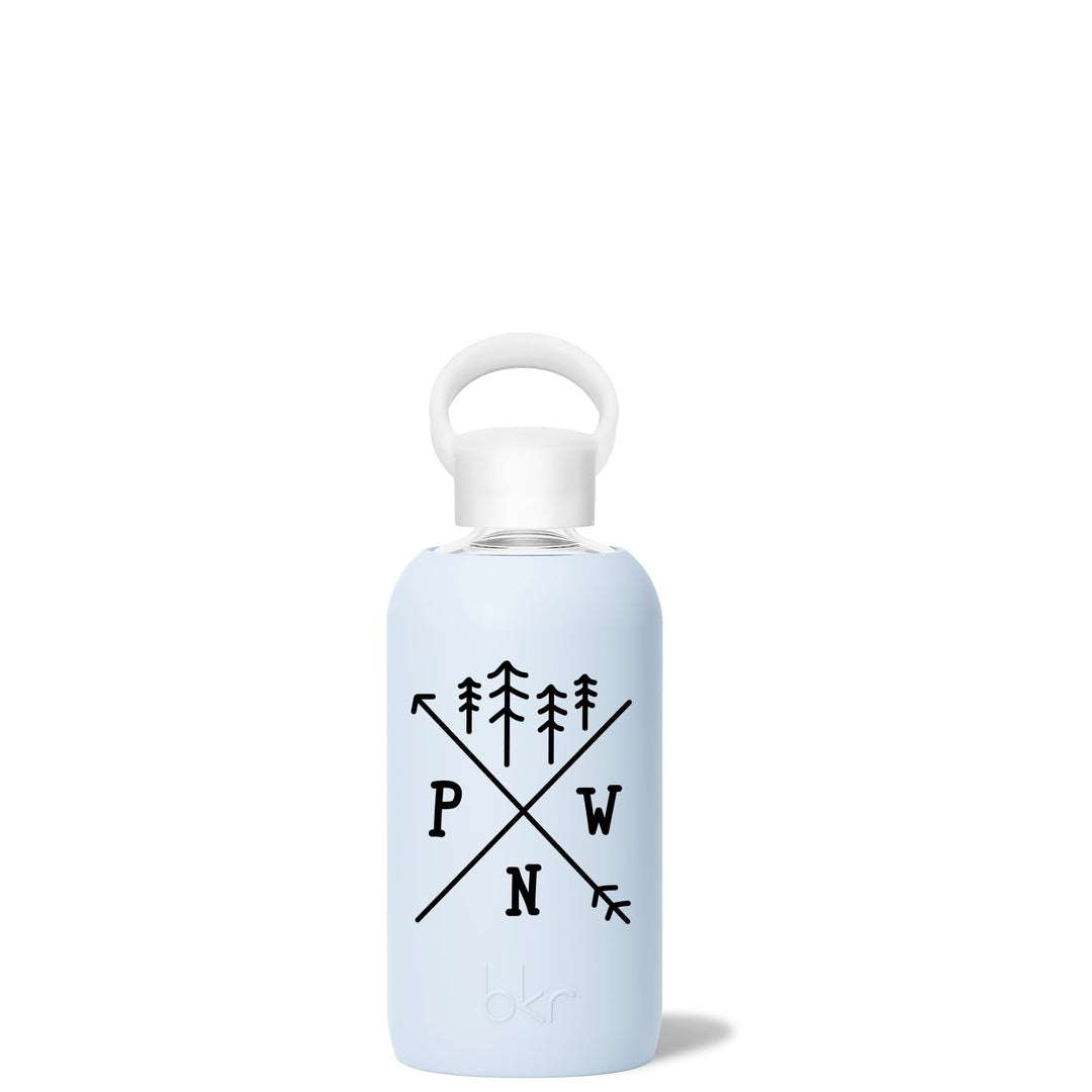 bkr Glass Water Bottle: 16oz GRACE PNW ARROWS LITTLE BOTTLE 500ML (16OZ)