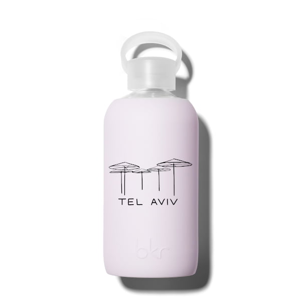bkr Glass Water Bottle: 16oz LALA TEL AVIV LITTLE BOTTLE 500ML (16OZ)