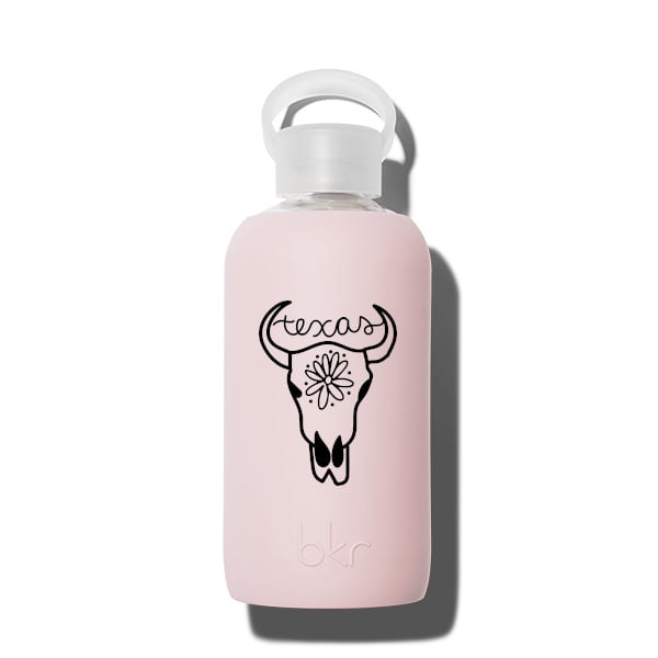 bkr Glass Water Bottle: 16oz LULU TX  CATTLE  LITTLE BOTTLE 500ML (16OZ)