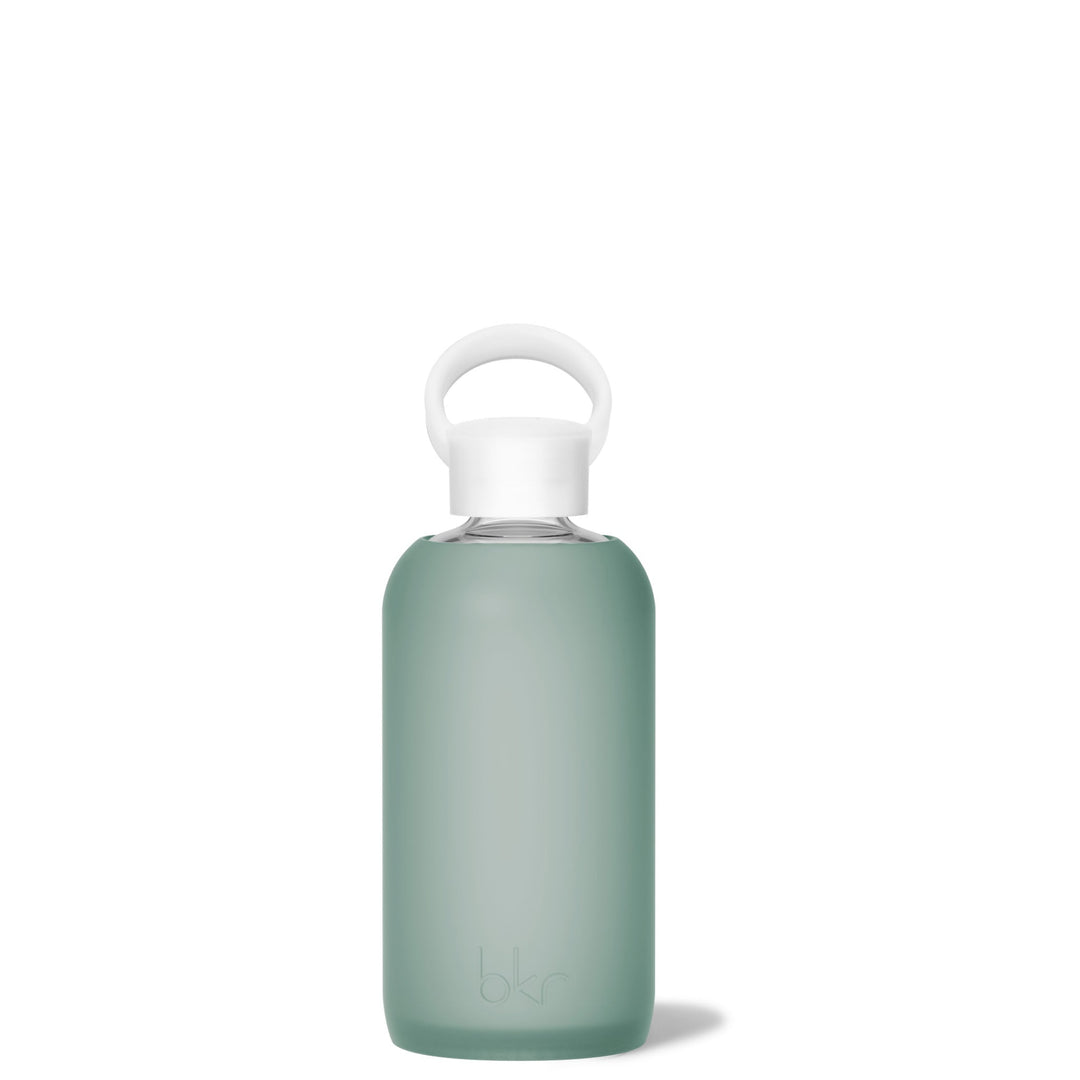 bkr Glass Water Bottle: 16oz OCEAN - LITTLE BOTTLE 500ML (16OZ)