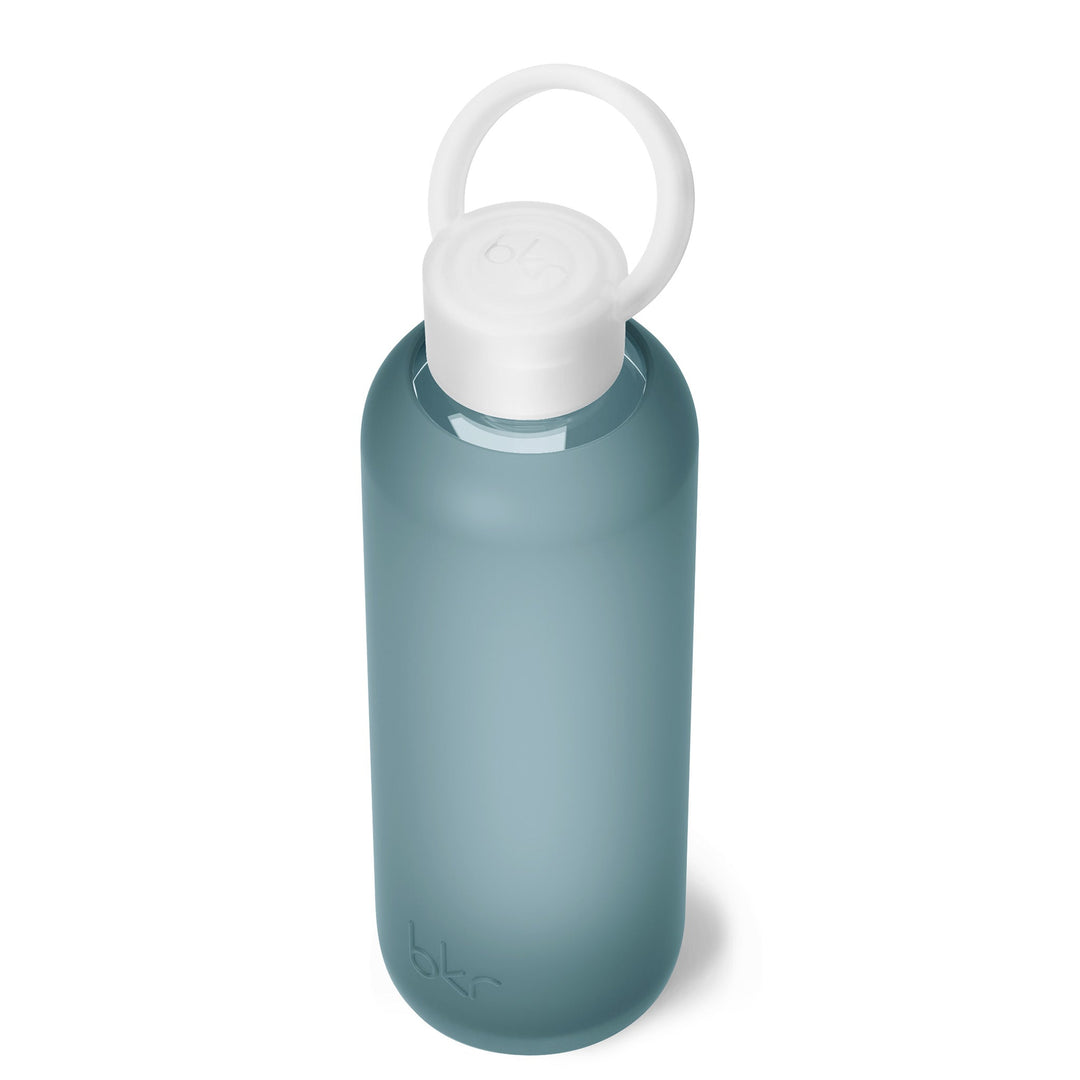 bkr Glass Water Bottle: 16oz RIVER DEMI BOTTLE 650mL (22 OZ)
