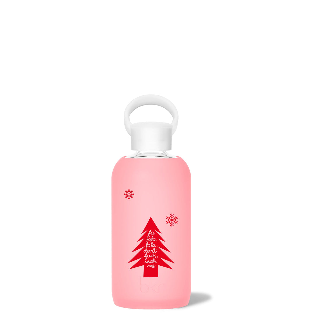 bkr Glass Water Bottle: 16oz ROSE MERRY DON’T F WITH ME LITTLE BOTTLE 500ML (16OZ)