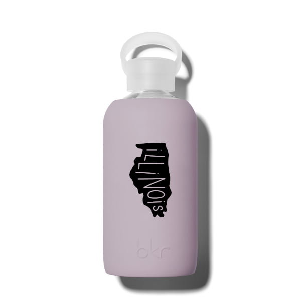 bkr Glass Water Bottle: 16oz SLOANE IL STATE ICON  LITTLE BOTTLE 500ML (16OZ)