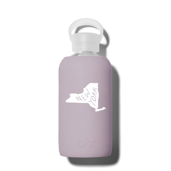 bkr Glass Water Bottle: 16oz SLOANE NY STATE   LITTLE BOTTLE 500ML (16OZ)