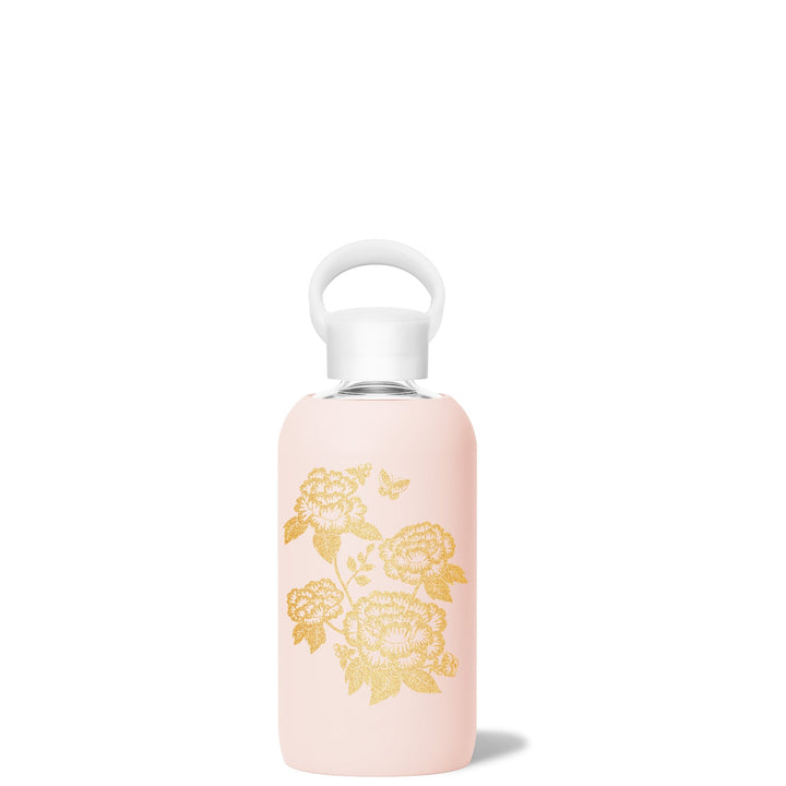 bkr Glass Water Bottle: 16oz TUTU GILDED GARDEN LITTLE BOTTLE 500mL (16 OZ)