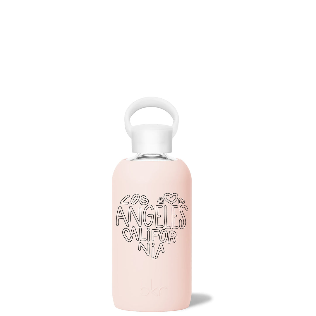 bkr Glass Water Bottle: 16oz TUTU LA HEART LITTLE BOTTLE 500ML (16OZ)