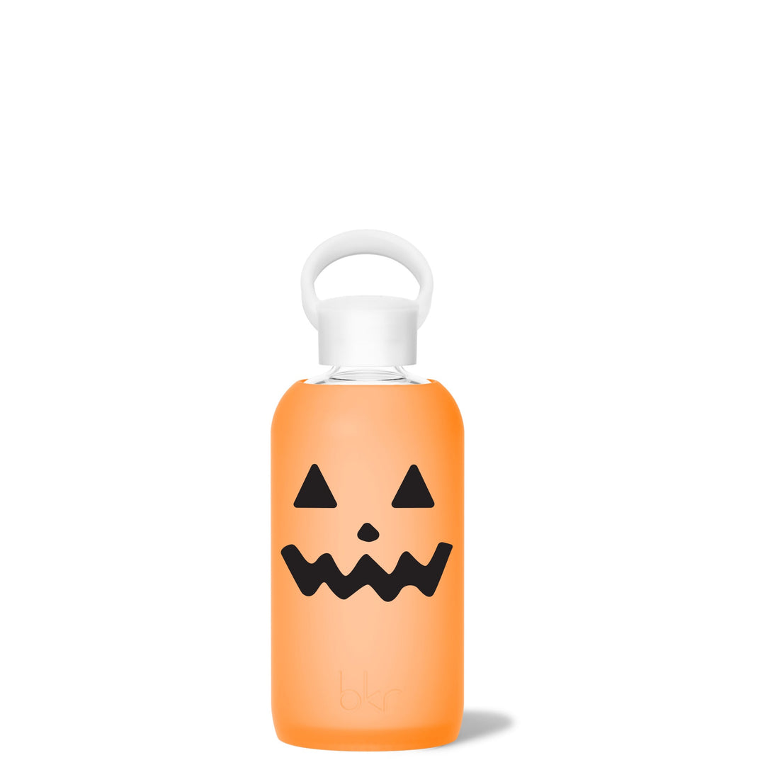 bkr Glass Water Bottle: 16oz ZSA ZSA JACK-O-LANTERN LITTLE BOTTLE 500ML (16OZ)