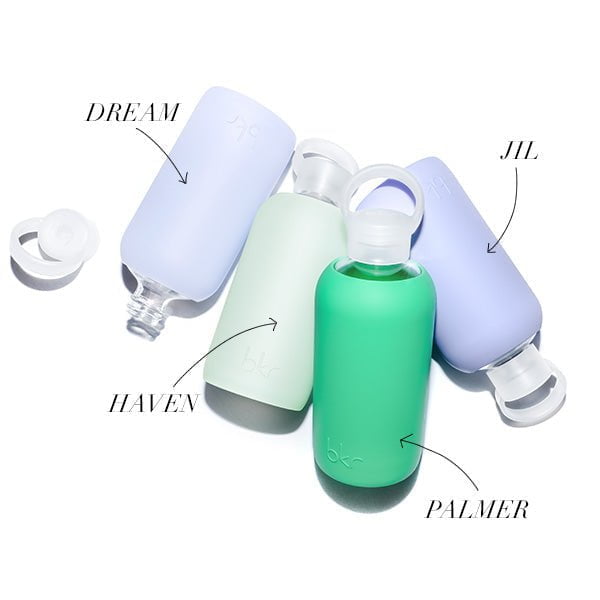 bkr Glass Water Bottle: 22oz DREAM DEMI BOTTLE 650ML (22OZ)