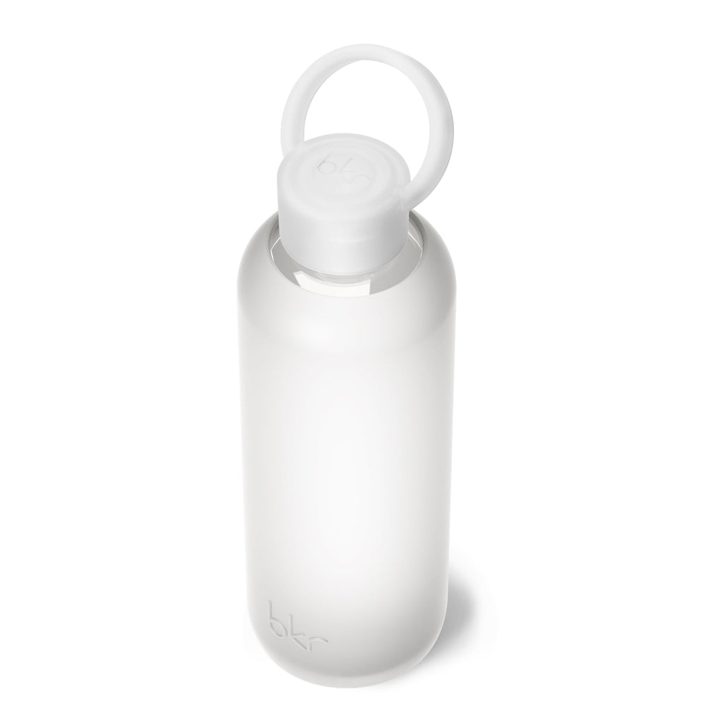 bkr Glass Water Bottle: 22oz FROST DEMI BOTTLE 650mL (22 OZ)
