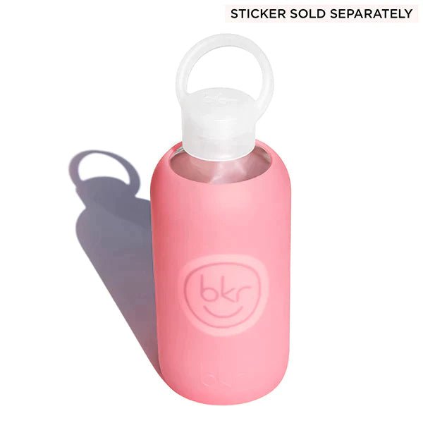 bkr Glass Water Bottle: 22oz ROSE DEMI BOTTLE 650ML (22OZ)