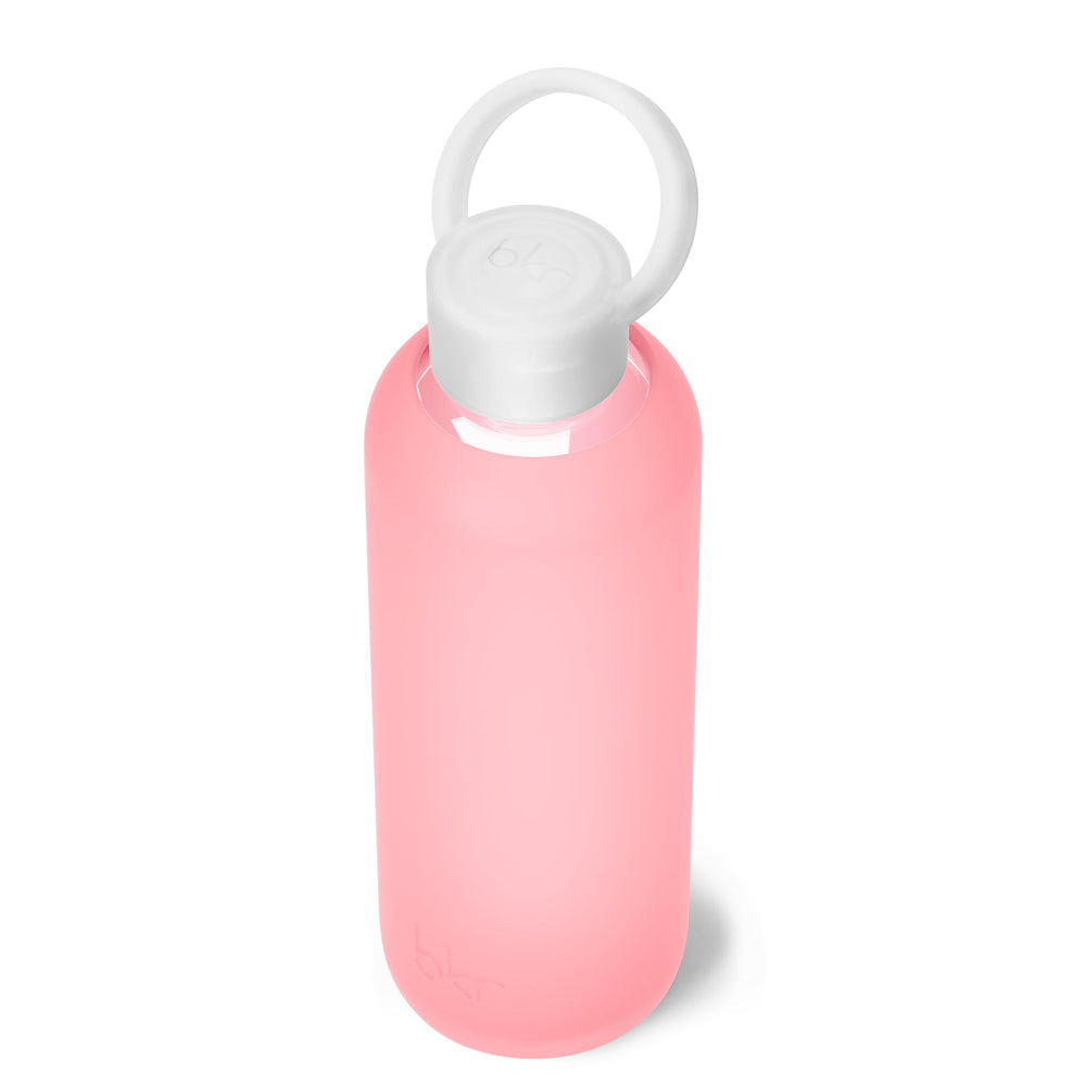 bkr Glass Water Bottle: 22oz ROSE DEMI BOTTLE 650ML (22OZ)