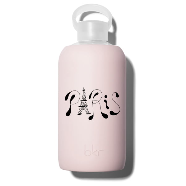 bkr Glass Water Bottle: 32oz LULU PARIS EIFFEL BIG BOTTLE 1L (32OZ)