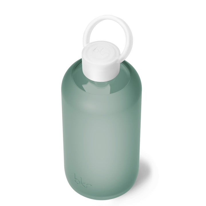 bkr Glass Water Bottle: 32oz OCEAN - BIG BOTTLE 1L (32OZ)