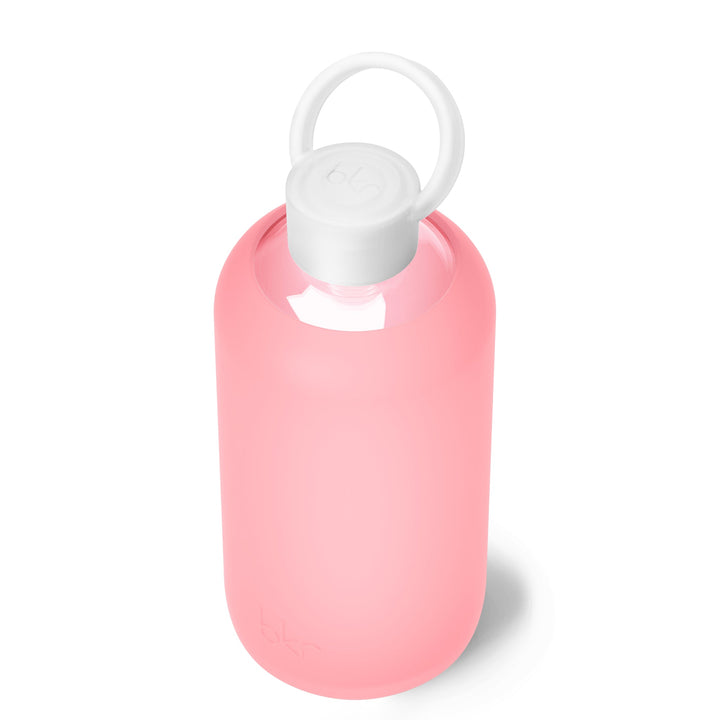 bkr Glass Water Bottle: 32oz ROSE BIG BOTTLE 1L (32 OZ)