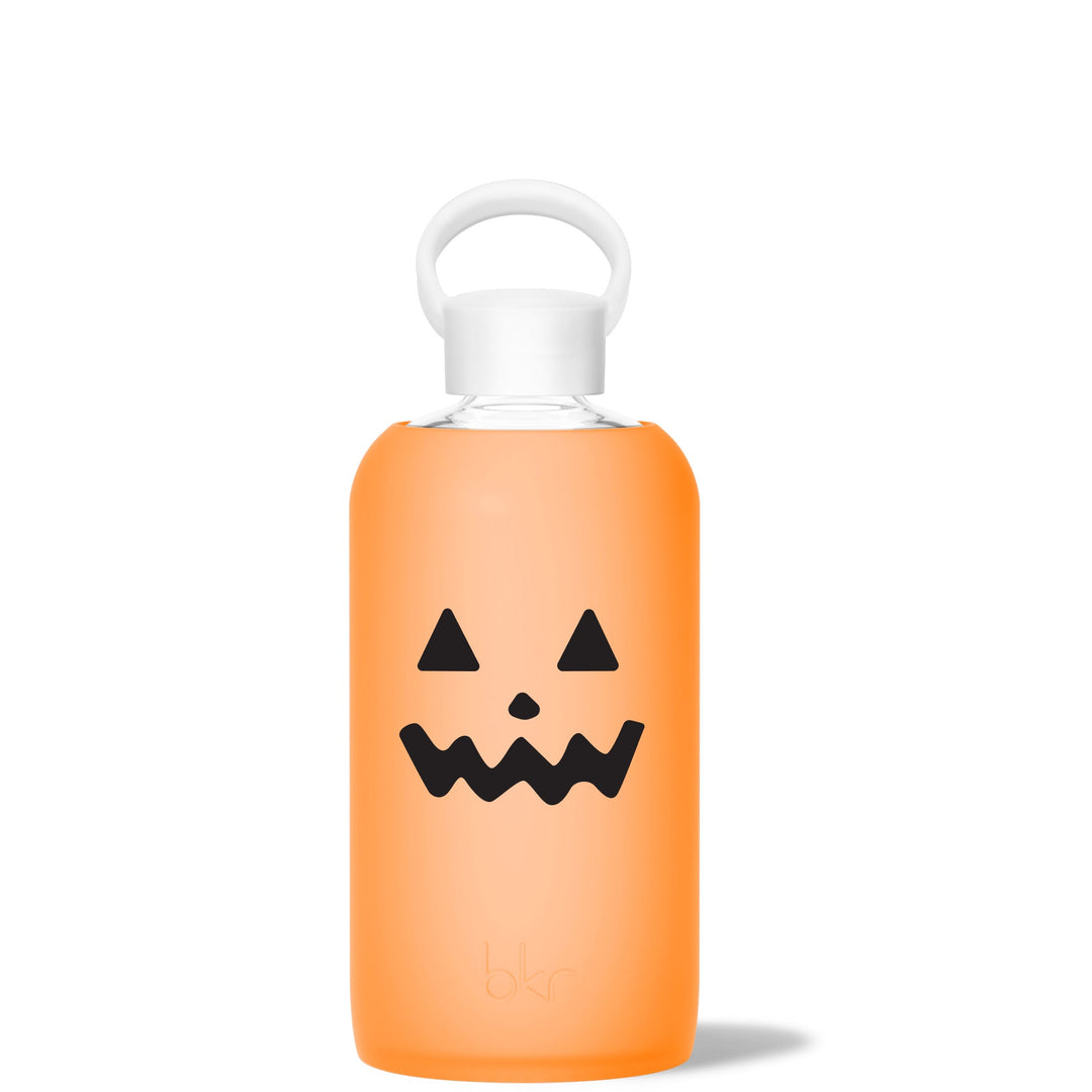 bkr Glass Water Bottle: 32oz ZSA ZSA JACK-O-LANTERN BIG BOTTLE 1L (32OZ)