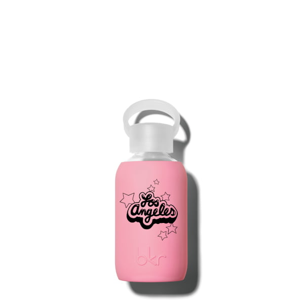 bkr Glass Water Bottle: 8oz BAKER MILLER  LA STARS TEENY BOTTLE 250ML (8OZ)