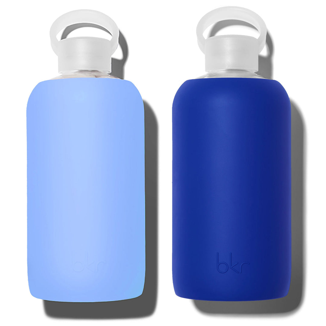 bkr Glass Water Bottle Kit: 32oz POOL PARTY