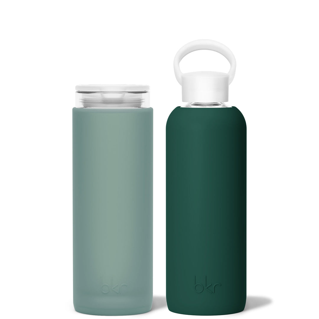 bkr Glass Water Bottle Set: 16oz COCKTAIL HOUR