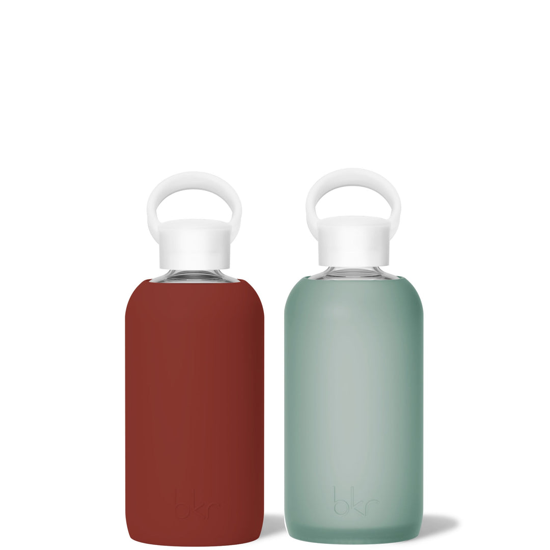 bkr Glass Water Bottle Set: 16oz DEPARTURE LOUNGE