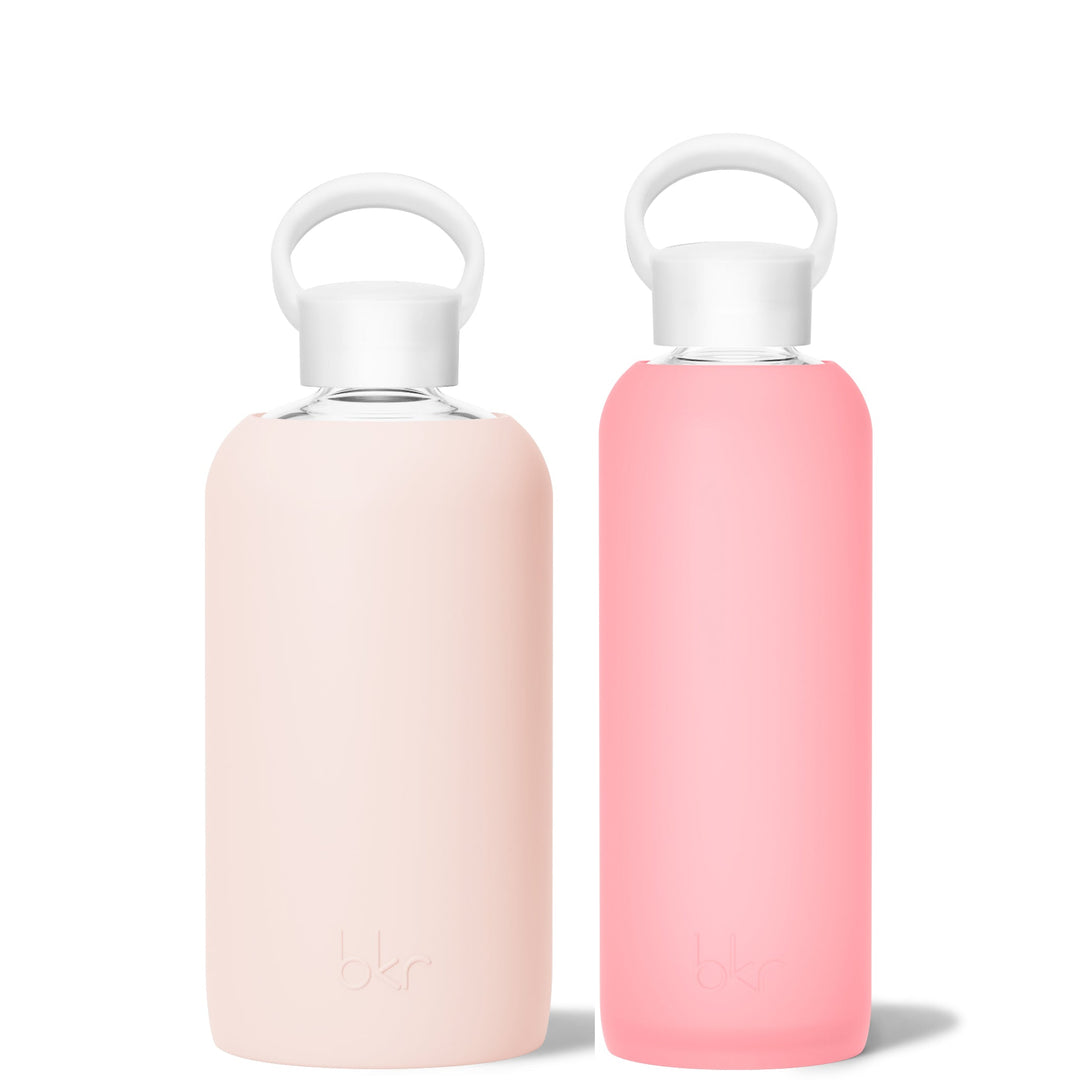 bkr Glass Water Bottle Set: 32oz STILL IN PJS