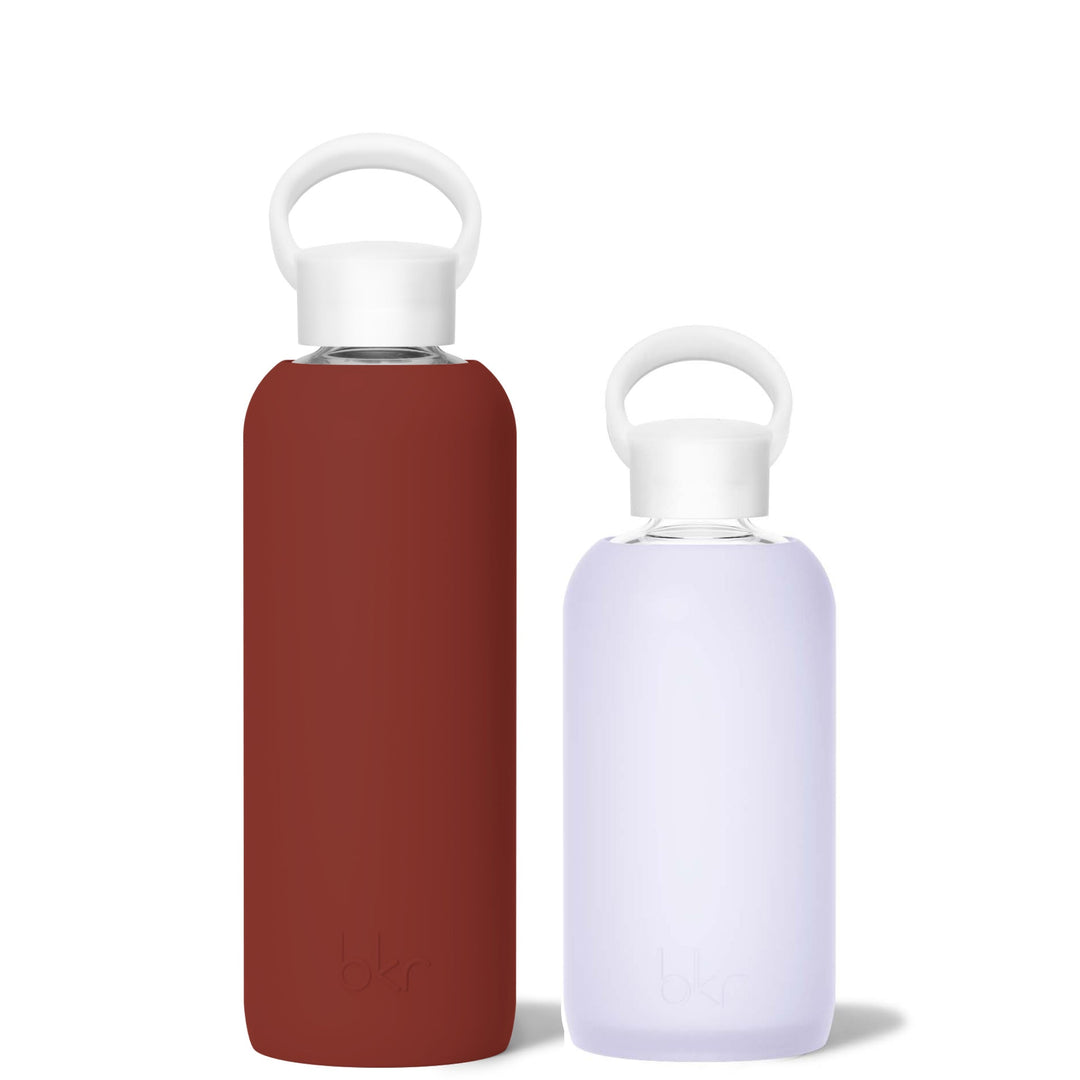 bkr Glass Water Bottle Set: 32oz THE NIGHT WE STAYED IN