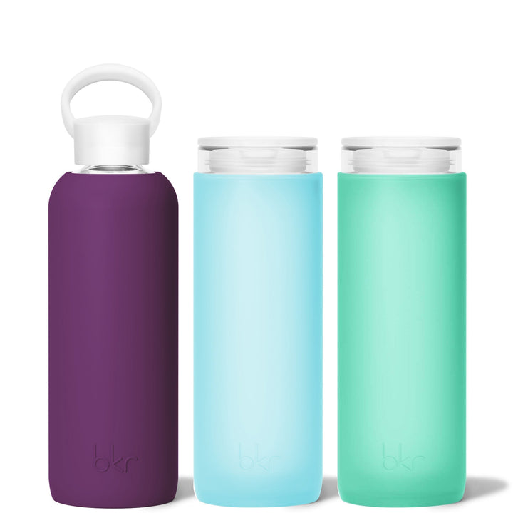 bkr Glass Water Bottle Set: Assorted AURORA