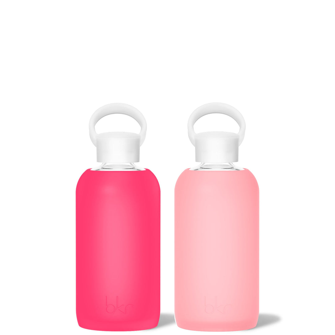 bkr Glass Water Bottle Set: Assorted DANCING LIGHTS