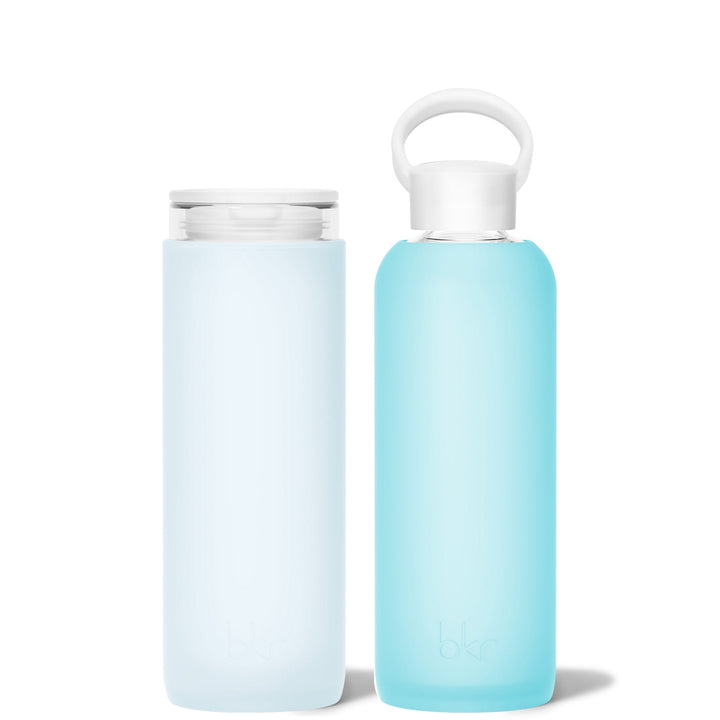 bkr Glass Water Bottle Set: Assorted MER DE GLACE