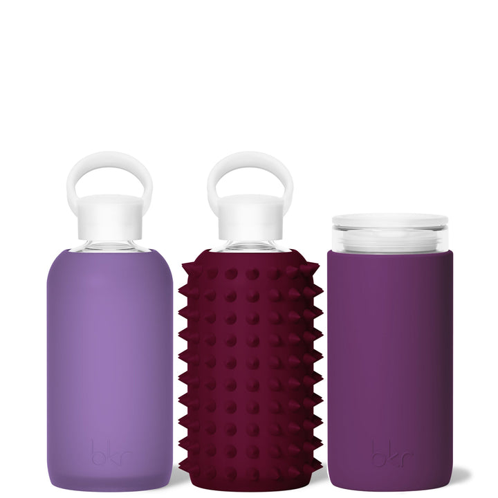 bkr Glass Water Bottle Set: Assorted NIGHT FALL