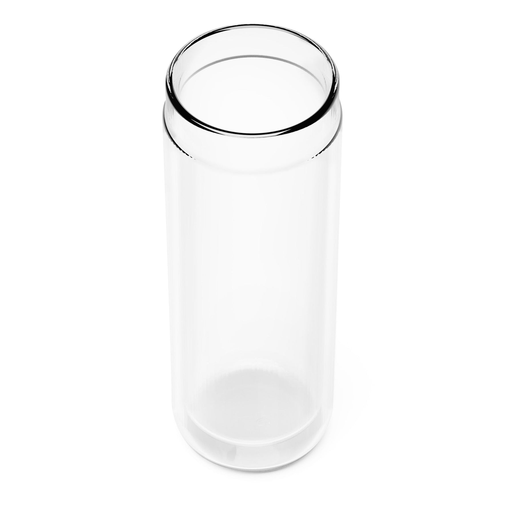 BKR Juniper 500 ml - Glass Water Bottle: 16oz - Glass/Silicone BPA-Free Dishwasher Safe