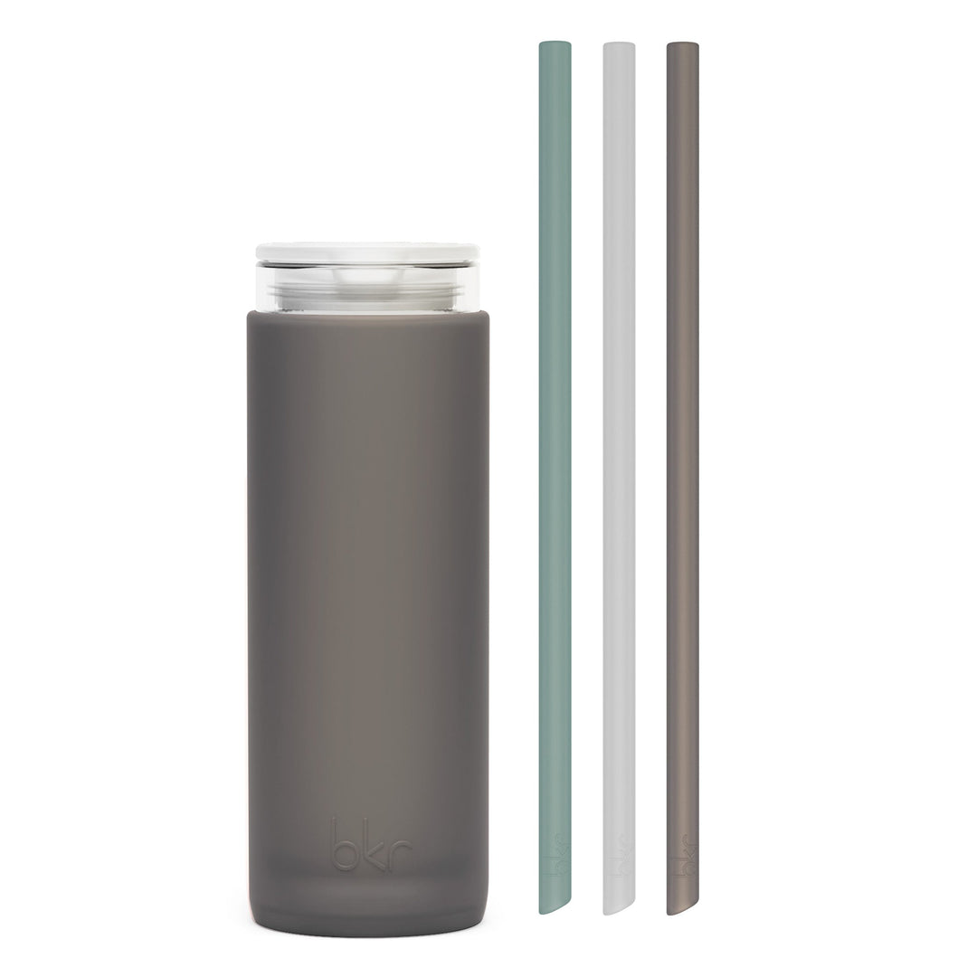 bkr Insulated Glass Tumbler: 16oz WEDNESDAY & THE STORMY COVE CUP SIP KIT 500ML (16oz)