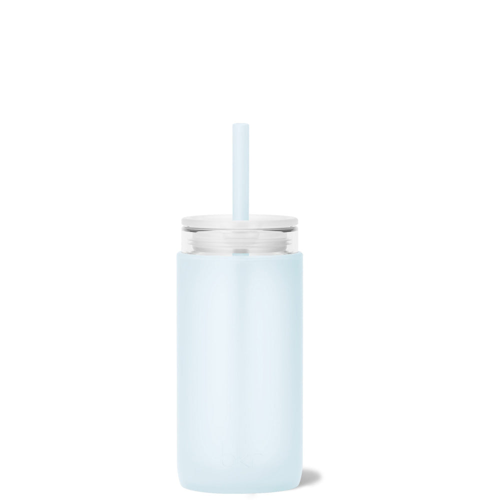 bkr Insulated Sip Kit: Double Wall Glass + Silicone Tumbler + silicone straw:12oz ASTRID & THE SNOWDRIFT - LITTLE CUP SIP KIT 355ML (12OZ)