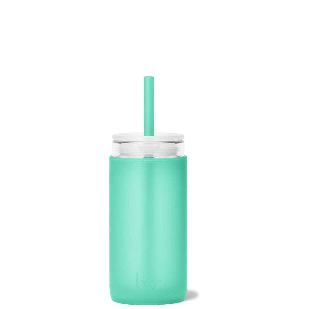 bkr Insulated Sip Kit: Double Wall Glass + Silicone Tumbler + silicone straw:12oz JULES & THE SOUTHAMPTON - LITTLE CUP SIP KIT 355ML (12OZ)