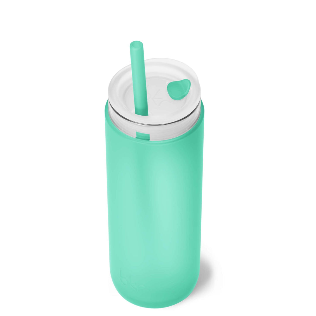 bkr Insulated Sip Kit: Double Wall Glass + Silicone Tumbler + silicone straw:16oz JULES & THE SOUTHAMPTON - DEMI CUP SIP KIT 500ML (16OZ)
