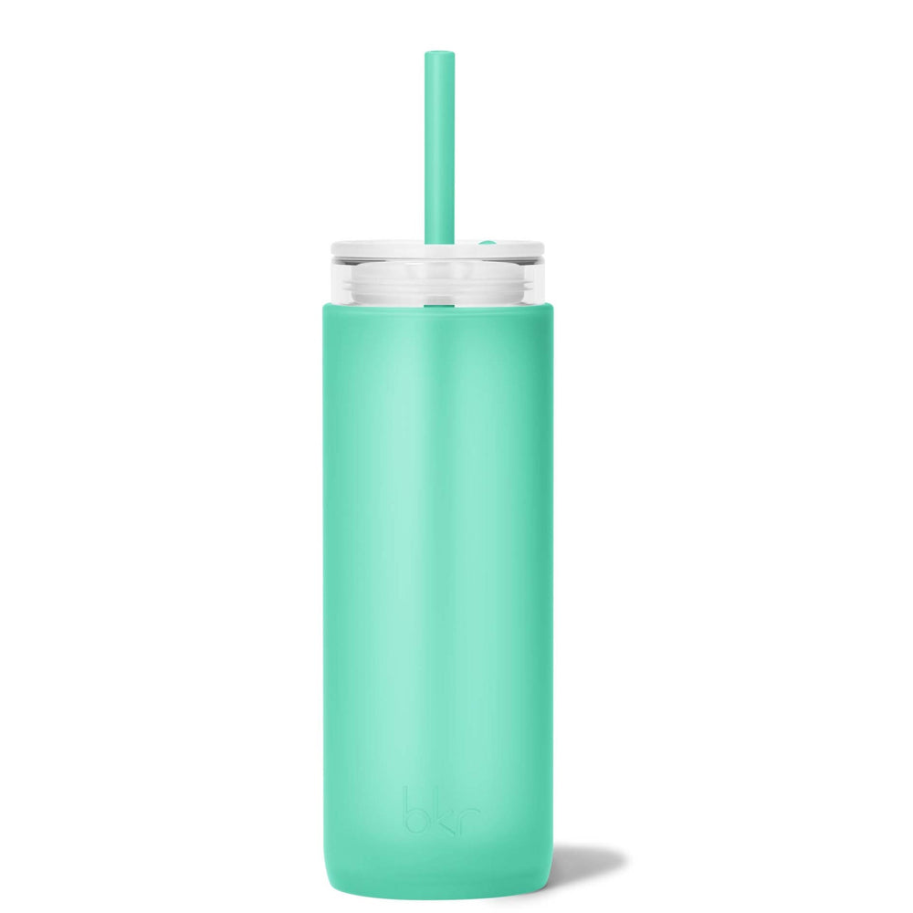 bkr Insulated Sip Kit: Double Wall Glass + Silicone Tumbler + silicone straw:16oz JULES & THE SOUTHAMPTON - DEMI CUP SIP KIT 500ML (16OZ)