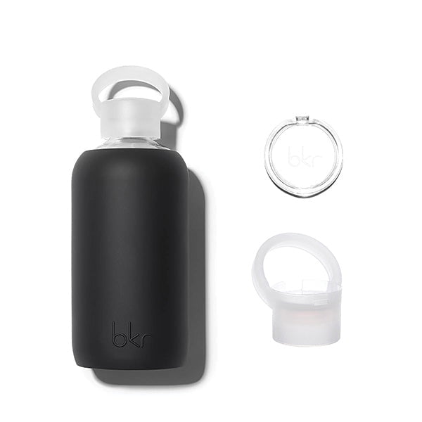 rPET Flasche 500 ml klar/black Deckel (198 Stück) [GB-DCD03039] - Packlinq