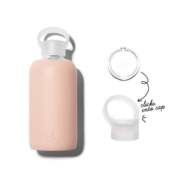 bkr Keep Kit: Compact + Glass Water Bottle: 16oz TEDDY KEEP KIT 500ML (16 OZ)