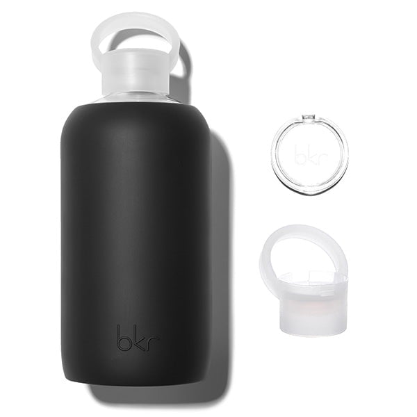 bkr Keep Kit: Compact + Glass Water Bottle: 32oz JET KEEP KIT 1L (32 OZ)