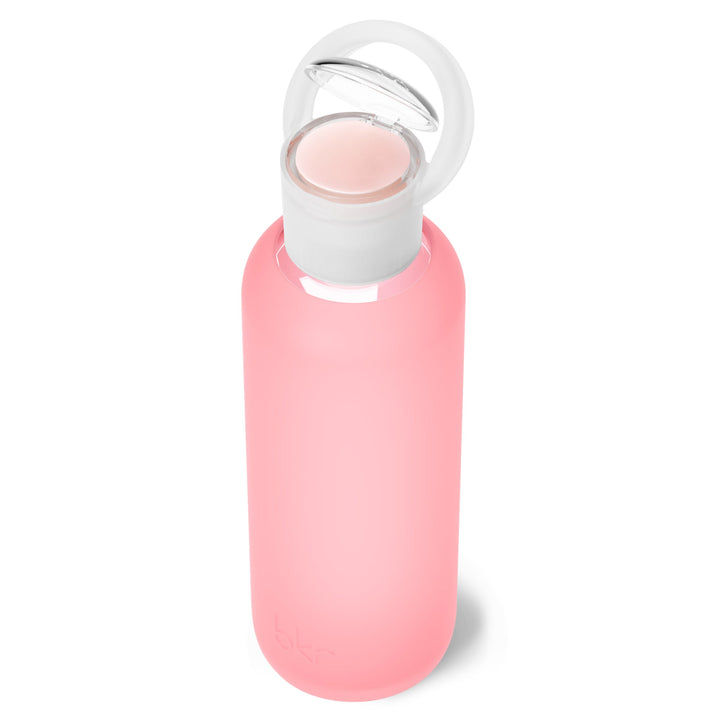 bkr Kiss Kit: Lip Balm + Glass Water Bottle: 22oz ROSE - DEMI KISS KIT 650ML (22OZ)