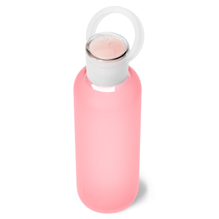 bkr Kiss Kit: Lip Balm + Glass Water Bottle: 22oz ROSE - DEMI KISS KIT 650ML (22OZ)